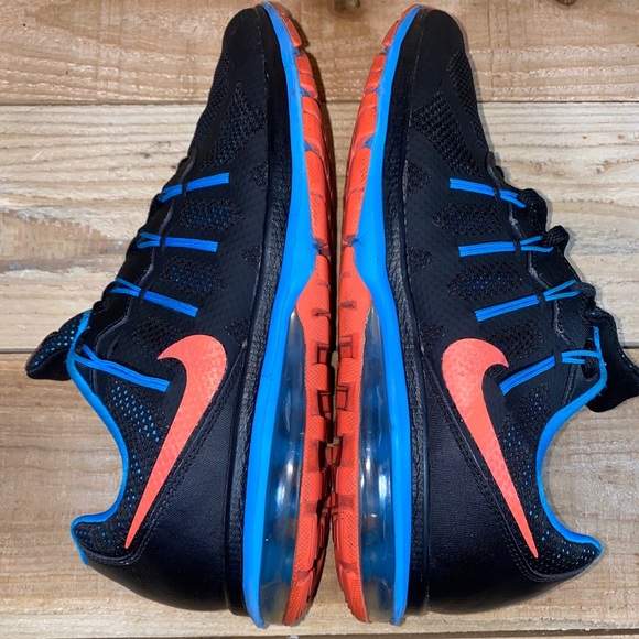 Womens Nike Air Max DYNASTY Black Textile Sz 10 - Picture 9 of 10